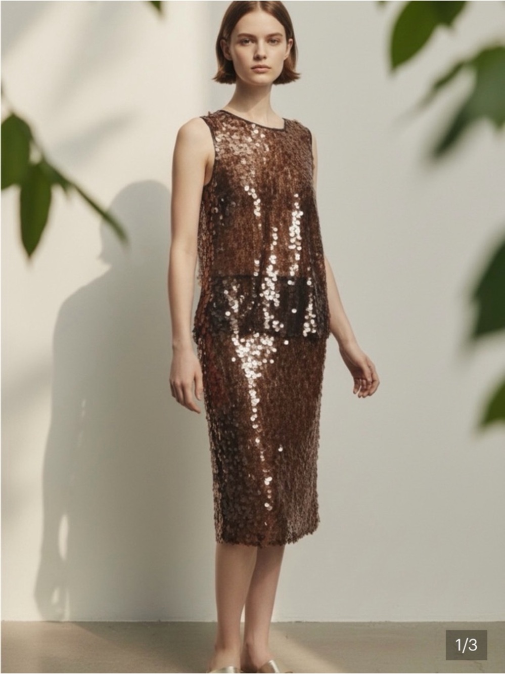 SET Saint art Brown Sequin